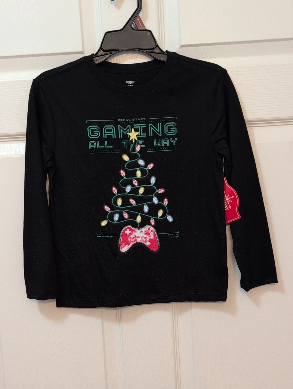 Gaming L/S Tee Shirt Christmas NWT